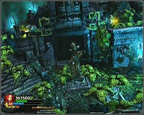 Załączy się tam scenka, po której zakończeniu będziesz musiał otworzyć kolejny grobowiec - [Opis przejścia] Toxic Swamp - cz. 4 | Lara Croft and the Guardian of Light - Lara Croft and the Guardian of Light - poradnik do gry