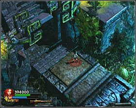 Po dotarciu na metę wejście do grobowca rozpadnie się stając przed Tobą otworem - [Opis przejścia] Toxic Swamp - cz. 4 | Lara Croft and the Guardian of Light - Lara Croft and the Guardian of Light - poradnik do gry