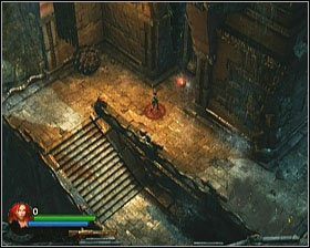 Pokonując kilka metrów i pierwsze schody dotrzesz do kuli - [Opis przejścia] Flooded Passage - cz. 1 | Lara Croft and the Guardian of Light - Lara Croft and the Guardian of Light - poradnik do gry