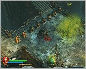 Przedostając się na druga stronę rozległego placu zniszcz wszystkie pułapki i pozbądź się szkieletów - [Opis przejścia] Flooded Passage - cz. 1 | Lara Croft and the Guardian of Light - Lara Croft and the Guardian of Light - poradnik do gry