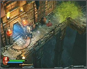 Następnie udaj się w lewo, ignorując na moment drogę w prawo - [Opis przejścia] Flooded Passage - cz. 1 | Lara Croft and the Guardian of Light - Lara Croft and the Guardian of Light - poradnik do gry