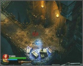 Na końcu dostępnej drogi znajdować się będzie wejście do pomieszczenia, a tuż przed nim nowa broń - High-Powered Assault Rifle - [Opis przejścia] Flooded Passage - cz. 2 | Lara Croft and the Guardian of Light - Lara Croft and the Guardian of Light - poradnik do gry