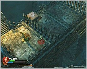 Nieco dalej napotykamy przełącznik, w który należy strzelać, oraz zapory - [Opis przejścia] Flooded Passage - cz. 2 | Lara Croft and the Guardian of Light - Lara Croft and the Guardian of Light - poradnik do gry