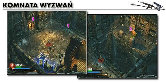 Wewnątrz czeka nas zadanie wymagające strzelania z granatnika, więc jeśli nie mamy go w aktywnym ekwipunku, należy go teraz użyć - [Opis przejścia] Flooded Passage - cz. 2 | Lara Croft and the Guardian of Light - Lara Croft and the Guardian of Light - poradnik do gry