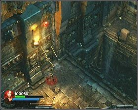 Znajdziesz tam również przedostatnią Czaszkę [#09] (obok kraty, na sporej wysokości) - [Opis przejścia] Flooded Passage - cz. 2 | Lara Croft and the Guardian of Light - Lara Croft and the Guardian of Light - poradnik do gry