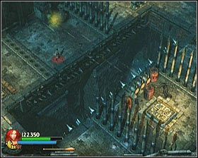 Nieco dalej natkniesz się na strzelające pułapki po drugiej stronie przepaści - [Opis przejścia] Flooded Passage - cz. 3 | Lara Croft and the Guardian of Light - Lara Croft and the Guardian of Light - poradnik do gry
