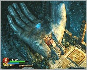 Nim udasz się do wyjścia, skieruj się raz jeszcze na szczyt schodów - [Opis przejścia] Flooded Passage - cz. 3 | Lara Croft and the Guardian of Light - Lara Croft and the Guardian of Light - poradnik do gry