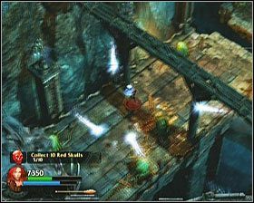 Tuż za nią dojdzie do zmasowanego ataku nieprzyjaciół (pamiętaj o nich chcąc odblokować dodatkowe wyzwanie) - [Opis przejścia] The Jaws of Death - cz. 2 - Lara Croft and the Guardian of Light - poradnik do gry