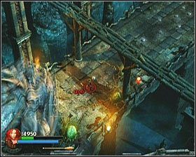 Ostatnia Czaszka [#10] znalazła się tuż przed końcem etapu, za oświetlonym miejscem blaskiem pochodni, po prawej stronie - [Opis przejścia] The Jaws of Death - cz. 2 - Lara Croft and the Guardian of Light - poradnik do gry