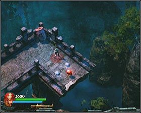 Nim udasz się przed siebie w stronę schodów prowadzących na dół, udaj się w dół ekranu - [Opis przejścia] Twisting Bridge - cz. 1 | Lara Croft and the Guardian of Light - Lara Croft and the Guardian of Light - poradnik do gry