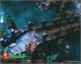 Teraz już możesz skorzystać z długich schodów i udać się w głąb etapu, przygotowując się jednocześnie do pierwszego starcia - [Opis przejścia] Twisting Bridge - cz. 1 | Lara Croft and the Guardian of Light - Lara Croft and the Guardian of Light - poradnik do gry