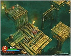 W ten sposób dotrzesz do ostatniej w tym pomieszczeniu Czaszki [#06] - [Opis przejścia] Twisting Bridge - cz. 2 | Lara Croft and the Guardian of Light - Lara Croft and the Guardian of Light - poradnik do gry