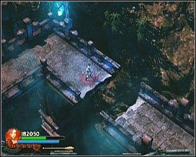 Po wyjściu na powierzchnię, kontynuuj drogę kamienną kładką - [Opis przejścia] Twisting Bridge - cz. 3 | Lara Croft and the Guardian of Light - Lara Croft and the Guardian of Light - poradnik do gry