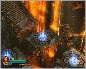 Po wyjściu z komnaty kontynuujemy drogę kamienną kładką - [Opis przejścia] Fiery Depths - cz. 1 | Lara Croft and the Guardian of Light - Lara Croft and the Guardian of Light - poradnik do gry