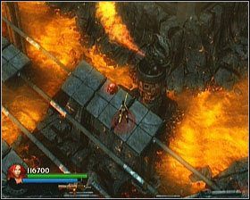 Na jednej z górnych znajdziemy Czaszkę [#08] - [Opis przejścia] Fiery Depths - cz. 3 | Lara Croft and the Guardian of Light - Lara Croft and the Guardian of Light - poradnik do gry