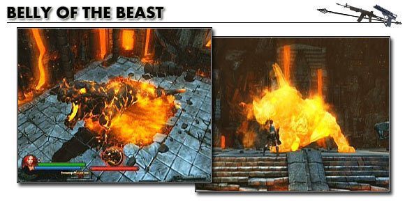 Etap jedenasty ograniczy się jedynie do walki z bossem - [Opis przejścia] Belly of the Beast | Lara Croft and the Guardian of Light - Lara Croft and the Guardian of Light - poradnik do gry