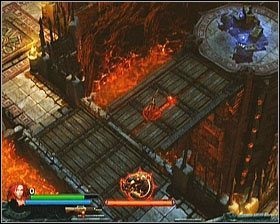 W ten sposób wysuwać będziesz czasowe kładki - [Opis przejścia] Belly of the Beast | Lara Croft and the Guardian of Light - Lara Croft and the Guardian of Light - poradnik do gry