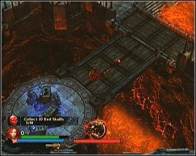 zbliżamy się do składu z amunicją i przebiegamy po drugiej stronie - [Opis przejścia] Belly of the Beast | Lara Croft and the Guardian of Light - Lara Croft and the Guardian of Light - poradnik do gry