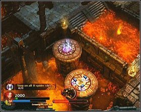 W okolicy znajdować się będą również pajęcze platformy - [Opis przejścia] Belly of the Beast | Lara Croft and the Guardian of Light - Lara Croft and the Guardian of Light - poradnik do gry