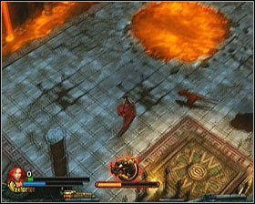 W chwili gdy odbierzemy napastnikowi połowę życia, rozpocznie się ofensywa pomniejszych jaszczurek - [Opis przejścia] Belly of the Beast | Lara Croft and the Guardian of Light - Lara Croft and the Guardian of Light - poradnik do gry