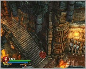 Po rozprawieniu się z przeciwnikiem, wchodzimy na górę schodami po lewej - [Opis przejścia] Stronghold Passage - cz. 1 | Lara Croft and the Guardian of Light - Lara Croft and the Guardian of Light - poradnik do gry