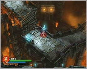 Nieco dalej czeka na nas klasyczny stopień, do pokonania przy użyciu dzidy - [Opis przejścia] Stronghold Passage - cz. 2 | Lara Croft and the Guardian of Light - Lara Croft and the Guardian of Light - poradnik do gry