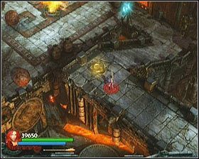 Po pokonaniu pierwszego odcinka schodów natkniesz się na uchwyt na linę - [Opis przejścia] Stronghold Passage - cz. 2 | Lara Croft and the Guardian of Light - Lara Croft and the Guardian of Light - poradnik do gry