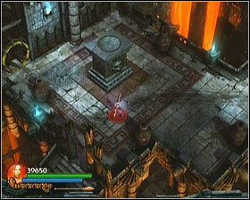 Na górze miniesz pomieszczenie z piedestałem czachy - [Opis przejścia] Stronghold Passage - cz. 2 | Lara Croft and the Guardian of Light - Lara Croft and the Guardian of Light - poradnik do gry