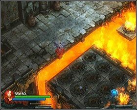 Idąc dalej docieramy do pomieszczenia z palnikami skąpanymi w lawie - [Opis przejścia] Stronghold Passage - cz. 3 - Lara Croft and the Guardian of Light - poradnik do gry