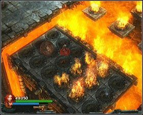 Teraz wystarczy już tylko dołączyć do kuli i wysadzić ją raz jeszcze tak, aby wylądowała na bezpiecznym terenie - [Opis przejścia] Stronghold Passage - cz. 3 - Lara Croft and the Guardian of Light - poradnik do gry