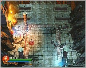 Tam czeka na nas druga komnata wyzwań (po lewej stronie, zaraz po przeładowaniu się lokacji) - [Opis przejścia] Stronghold Passage - cz. 3 - Lara Croft and the Guardian of Light - poradnik do gry