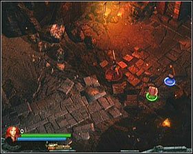 Z miejsca startowego udajemy się w kierunku dołu ekranu, nie przejmując się przeciwnikami, gdyż takich w okolicy nie będzie - [Opis przejścia] Mirrors Wake - cz. 1 | Lara Croft and the Guardian of Light - Lara Croft and the Guardian of Light - poradnik do gry