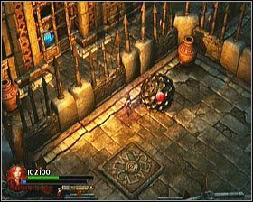 W okolicy (a dokładniej w centrum) znajdziesz kulę obok zapadni - [Opis przejścia] Mirrors Wake - cz. 2 | Lara Croft and the Guardian of Light - Lara Croft and the Guardian of Light - poradnik do gry