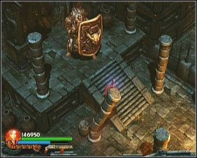 Tuż za nim zostaniemy zaatakowani przez drugiego klucznika - [Opis przejścia] Mirrors Wake - cz. 2 | Lara Croft and the Guardian of Light - Lara Croft and the Guardian of Light - poradnik do gry