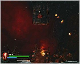 Pokonując zniszczony most uważamy na odbijające się płonące skały i pokonujemy dwie wyrwy (skok musi być naprawdę długi) - [Opis przejścia] Mirrors Wake - cz. 3 | Lara Croft and the Guardian of Light - Lara Croft and the Guardian of Light - poradnik do gry