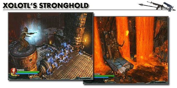 Etap ostatni to walka z głównym przeciwnikiem, Xolotlem we własnej osobie - [Opis przejścia] Xolotls Stronghold - cz. 1 | Lara Croft and the Guardian of Light - Lara Croft and the Guardian of Light - poradnik do gry