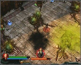 Przeciwnik przez cały czas atakować nas będzie skacząc z powietrza - [Opis przejścia] Xolotls Stronghold - cz. 2 - Lara Croft and the Guardian of Light - poradnik do gry