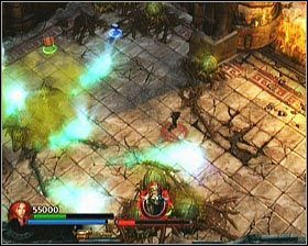 Poza atakiem z powietrza, boss od czasu do czasu wypuści w naszym kierunku wiązkę kilku pocisków - [Opis przejścia] Xolotls Stronghold - cz. 2 - Lara Croft and the Guardian of Light - poradnik do gry