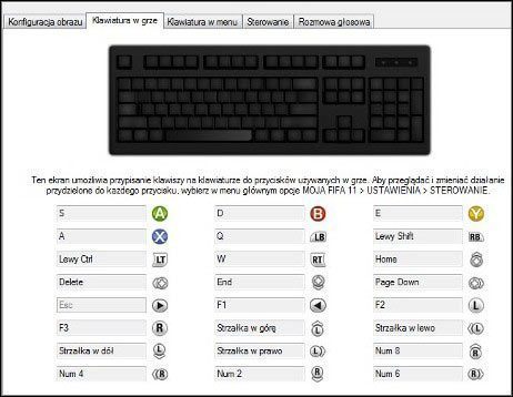 Ustaw klawisze według własnego uznania - Poradnik do FIFA 11 - Sterowanie - Jak ustawić klawiaturę i pada? - FIFA 11 - poradnik do gry