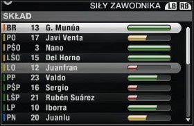 2 - Jak wybrać wyjściową 11? | Tryb menedżera w FIFA 11 - FIFA 11 - poradnik do gry