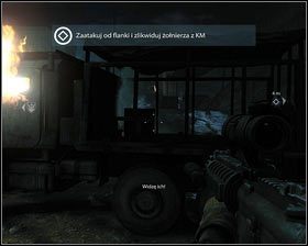 Po wybuchu [1], przebiegamy na drugą stronę - Wejście (3) | Opis przejścia Medal of Honor - Medal of Honor - poradnik do gry