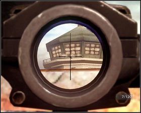 Gdy skończymy, wbiegamy pobliskimi schodami na górę [1], skąd zabijamy kolejnych Talibów [2] - Przebicie do Bagramu (3) | Opis przejścia Medal of Honor - Medal of Honor - poradnik do gry