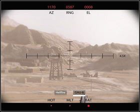 Na początku strzelamy w ruiny na środku [1], przy pomocy GAU-8 - Przebicie do Bagramu (3) | Opis przejścia Medal of Honor - Medal of Honor - poradnik do gry