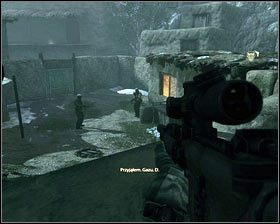 Napotkanego strażnika zabije nasz towarzysz [1], a my zajmujemy się trzema pozostałymi, kawałek dalej [2] - Biegnący z wilkami... (2) | Opis przejścia Medal of Honor - Medal of Honor - poradnik do gry