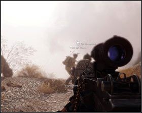 Po nalocie [1], ruszamy dalej za resztą oddziału [2] - Brzuch bestii (2) | Opis przejścia Medal of Honor - Medal of Honor - poradnik do gry