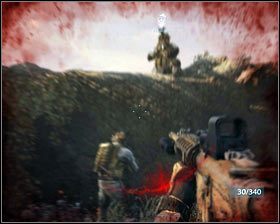 Po nalocie kontynuujemy ostrzał [1], aż do otrzymania kolejnego rozkazu - W niebezpieczeństwie | Opis przejścia Medal of Honor - Medal of Honor - poradnik do gry