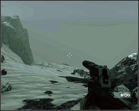 Napotkanych dwóch przeciwników [1], szybko zabijamy i zajmujemy się wrogiem ukrytym za naszymi plecami [2] - Sieć Neptuna (1) | Opis przejścia Medal of Honor - Medal of Honor - poradnik do gry