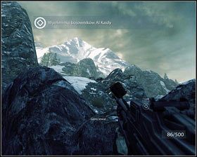 Najpierw zabijamy dwóch wrogów z lewej [1], a później grupkę przed nami [2] - Uratuj ratowników (2) | Opis przejścia Medal of Honor - Medal of Honor - poradnik do gry