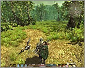 Uważaj, bo po znalezieniu się w obszarze z dużą ilością kładek (M7A, 6) zaatakowany zostaniesz przez grupki krwiopijców , os jeziornych i os błotnych #1 - Bagna (3) | Zadania główne Arcania Gothic 4 - Arcania: Gothic 4 - poradnik do gry