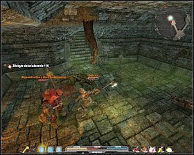 Po krótkiej wędrówce powinieneś dotrzeć do zejścia do południowej jaskini #1 (M7A, 8) - Bagna (3) | Zadania główne Arcania Gothic 4 - Arcania: Gothic 4 - poradnik do gry